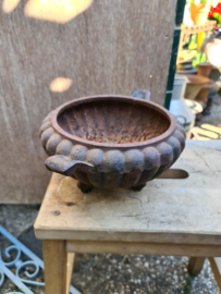 Ronde gietijzeren jardiniere nr2