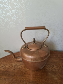 Grote rood koperen ketel