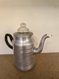 Oude pruttelpot glazen knop