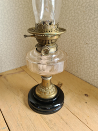 Antiek glazen olielamp nr2