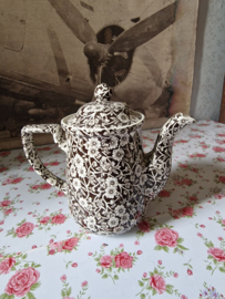 Koffiepot calico burleigh staffordshire