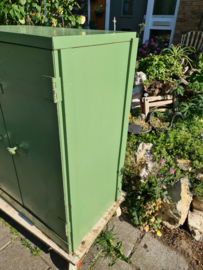 Industriële groen ijzeren kast