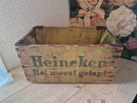 Oud houten krat Heineken