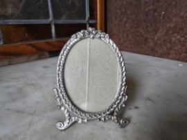 Brocante verzilverd fotolijstje nr2