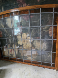 Oud glas in lood raam