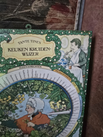 Oud blikken keuken kruidenwijzer