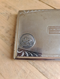 Oud metalen sigarettendoosje de Halter Utrecht