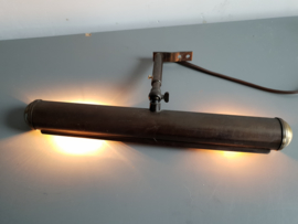 Antiek koperen pianolamp schilderijlamp nr15