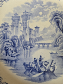 Antiek engels warmhoudbord Rhine