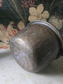 Antiek koperen bak ketel