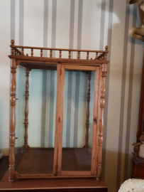 Antieke toonbankvitrine  apothekers vitrinekastje