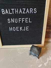 Antiek tinnen ringendoosje sieradendoosje nr2