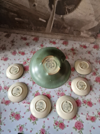Oud petit four stel plateelbakkerij plazuid