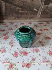 Gemberpot blauw groen nr8