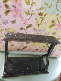 Oude gietijzeren nostalgische papierrolhouder