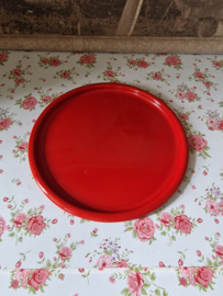 Rood emaille onderbord