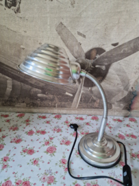 Vintage aluminium bureaulamp