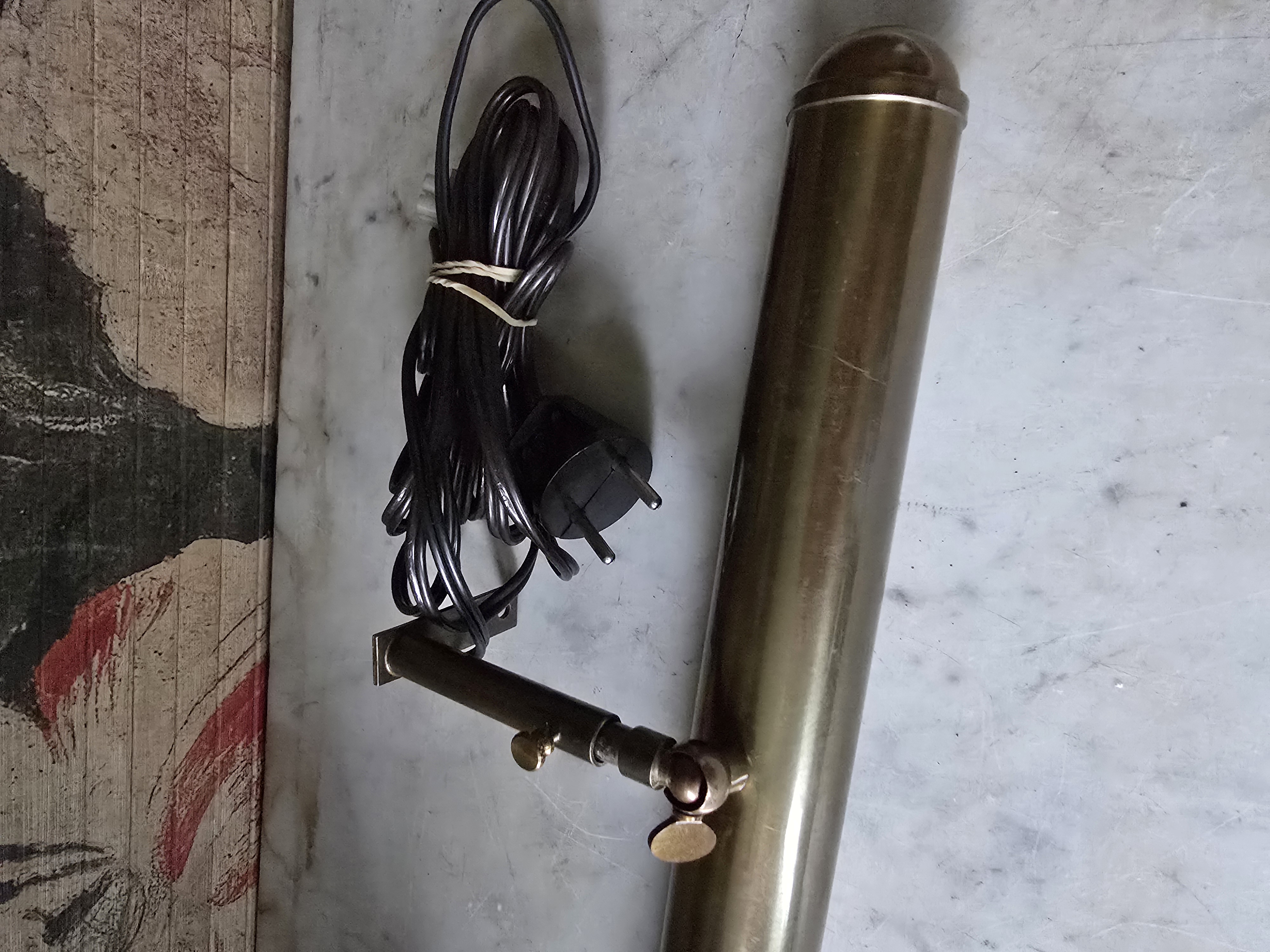 Koperen pianolamp schilderijlamp