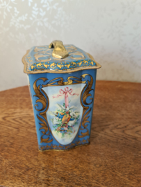 Oud brocante victoriaans blik