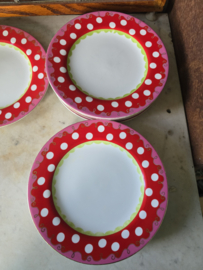 Ontbijtbord oilily polkadot servies