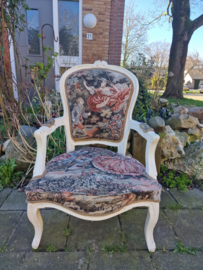 Antiek brocante victoriaans stoeltje