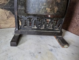 Oude franse bronzen tafelbel gong