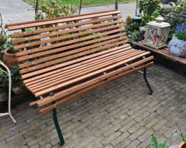 Oude parkbank tuinbank