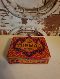 Turmac Orange sigarettenblik trommel