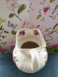 Brocante romantisch engels lampetstel rozen bloemen
