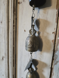 Antiek messing tempelbellen