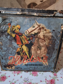 Antiek winkelblik Helder biscuits cowboy