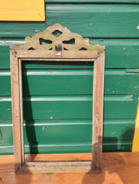 Oude houten striklijst