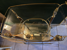 Hollywood regency serveerwagen trolley