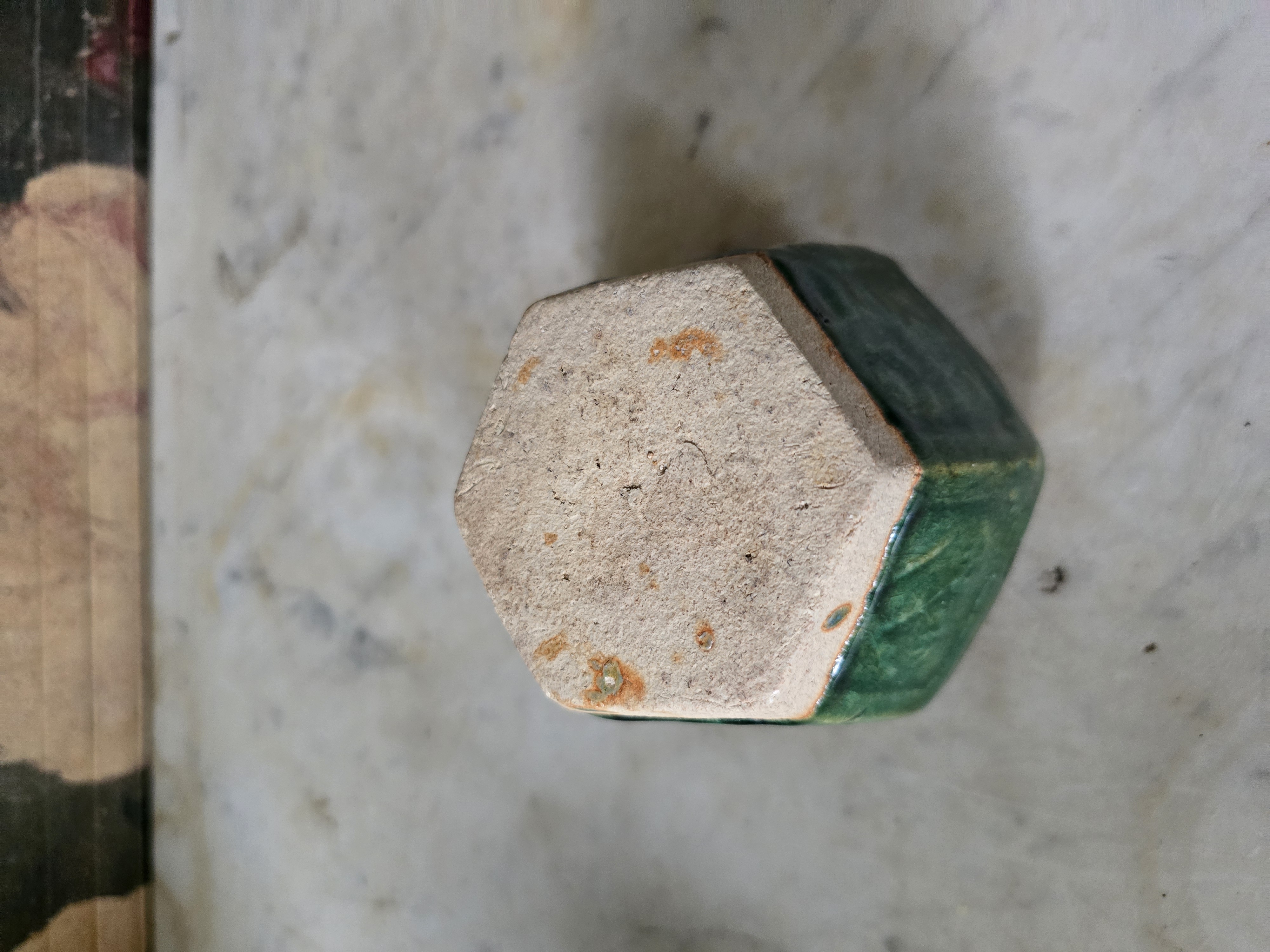 Groen gemberpotje