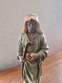 Oud kerst beeld kamelendrijver