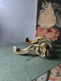 Antiek messing deurklink deurkruk