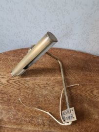 Oude koperen kast piano lamp