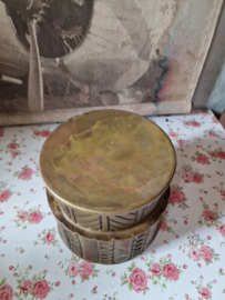 Antiek koperen plantenpot