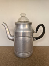 Oude pruttelpot glazen knop