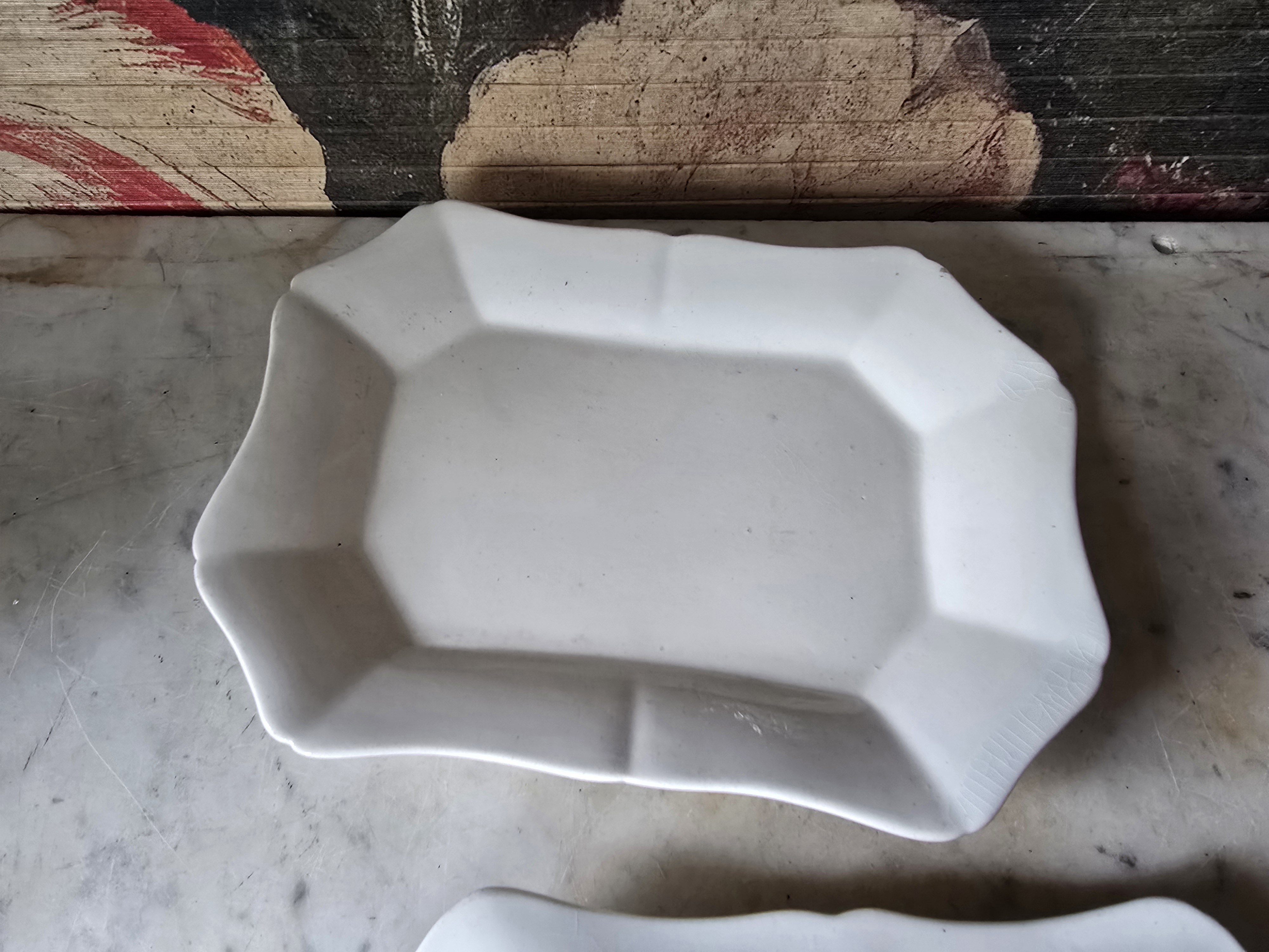 Antiek creamware fruittest wedgwood