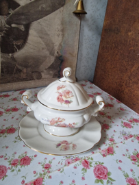Brocante oude sausterrine rozen