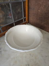 Diepe ronde schaal petrus regout creme