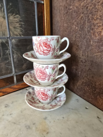Kop en schotel rose chintz Johnson Bros