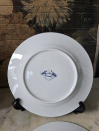 Ontbijtbord kip en haan meander servies