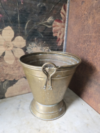 Antiek koperen emmer