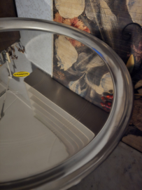 Groot verzilverd dienblad