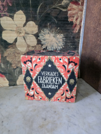 Oude kartonnen reclame doos verkade biscuits