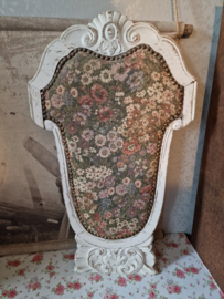 Brocante gobelin paneel bloemetjes