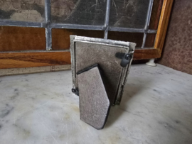 Brocante verzilverd fotolijstje nr1