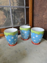 Mok blauw oilily polkadot servies